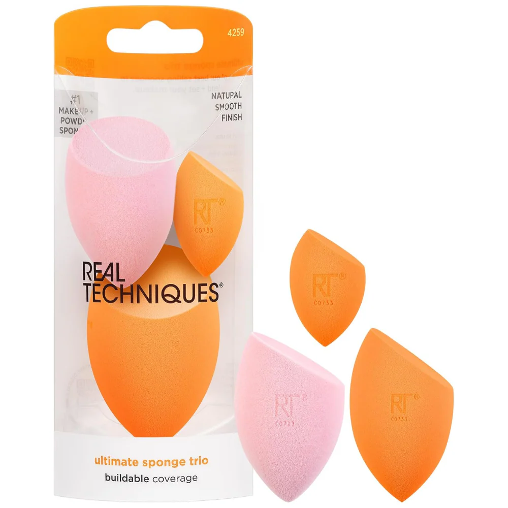 Real Techniques Ultimate Makeup Sponge Blending & Setting Trio