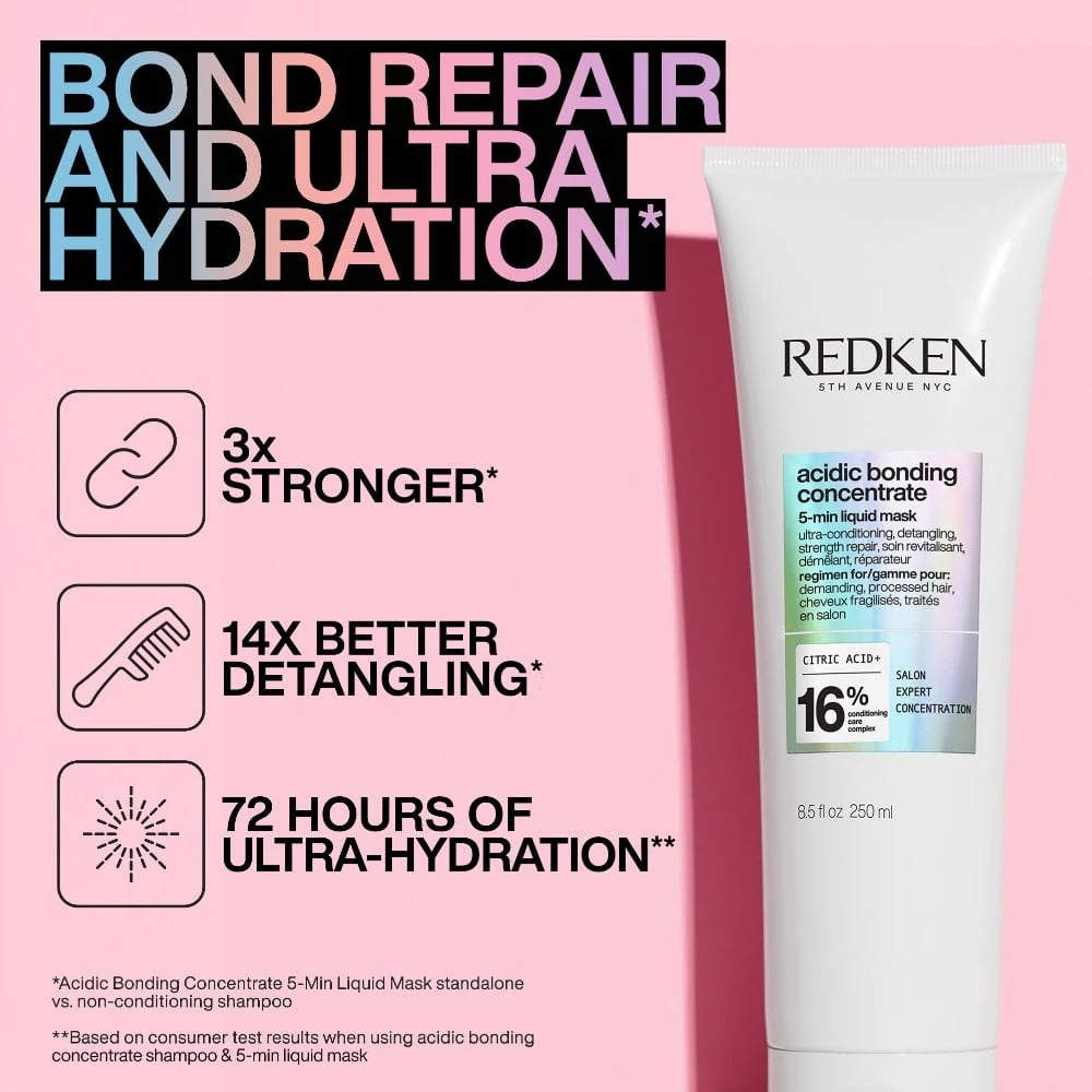 Redken Acidic Bonding Concentrate 5 Minute Liquid Mask 250ml - Image 2