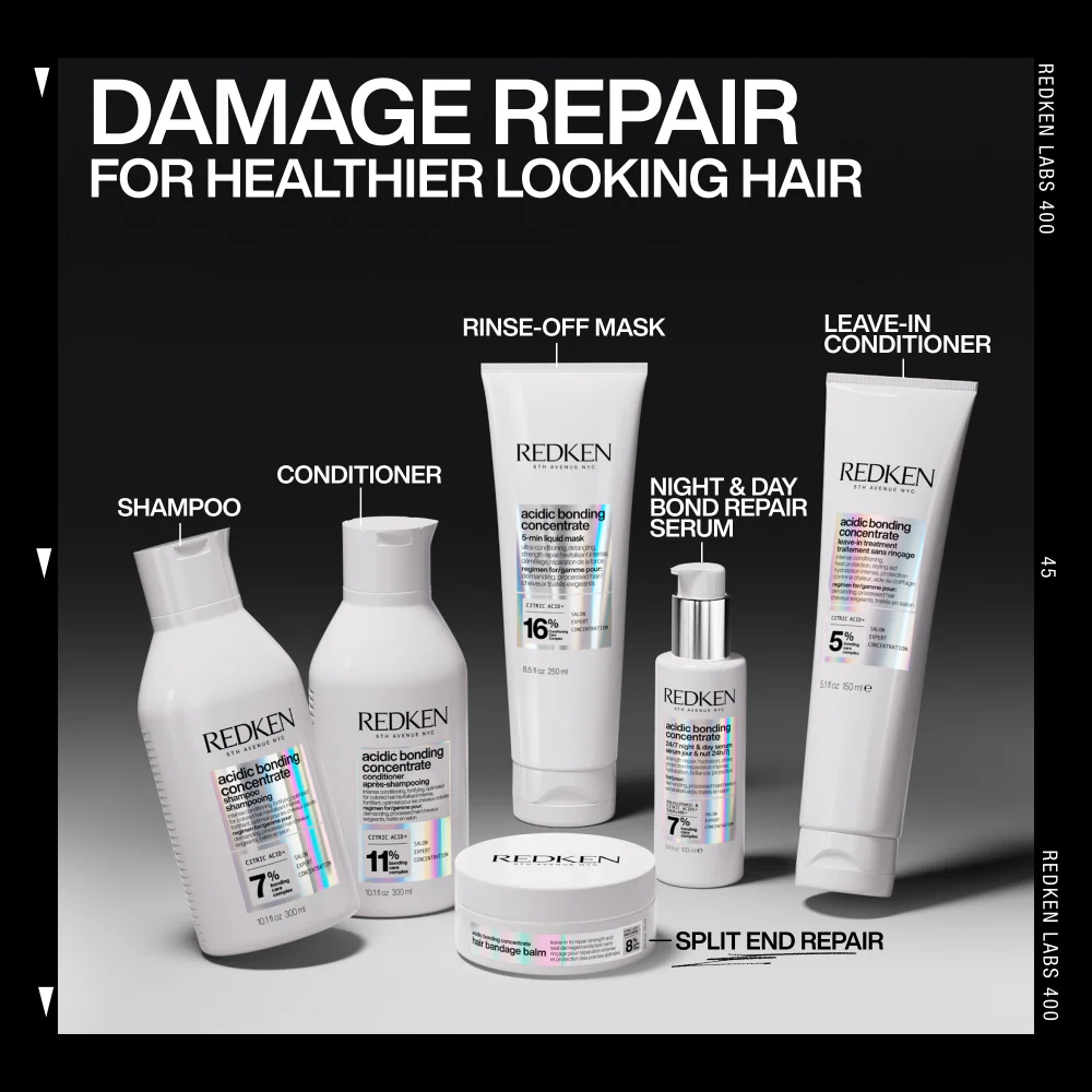 Redken Acidic Bonding Concentrate Leave-In Treatment 150ml & Hair Bandage Balm 75ml Twin - Image 10