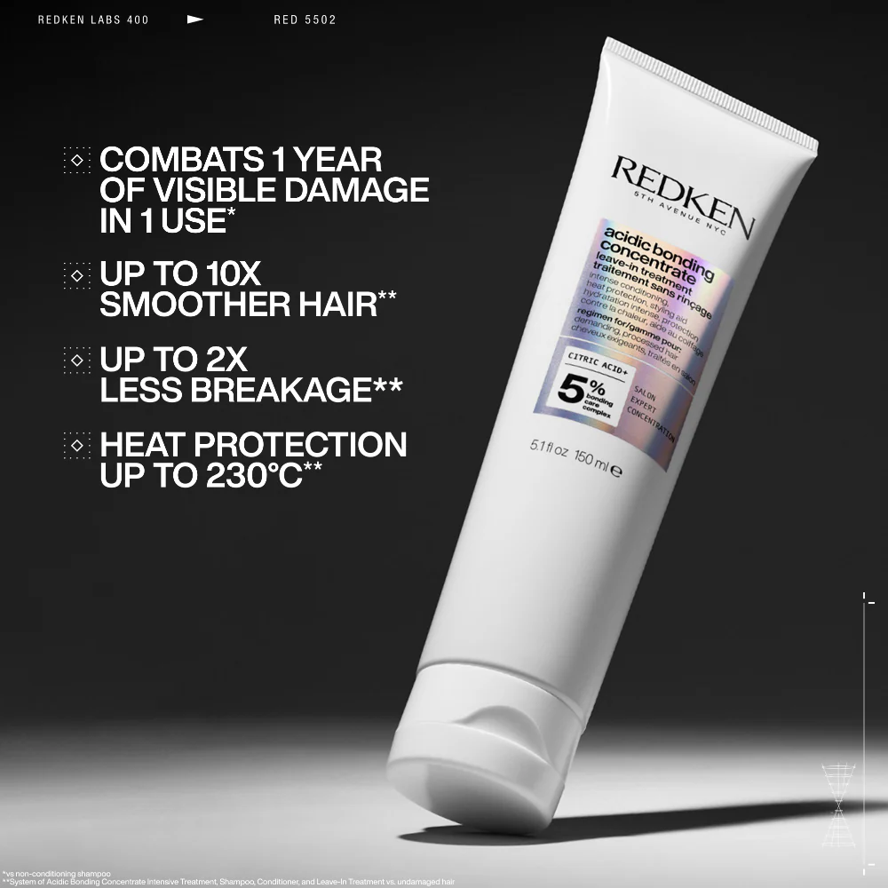 Redken Acidic Bonding Concentrate Leave-In Treatment 150ml & Hair Bandage Balm 75ml Twin - Image 3