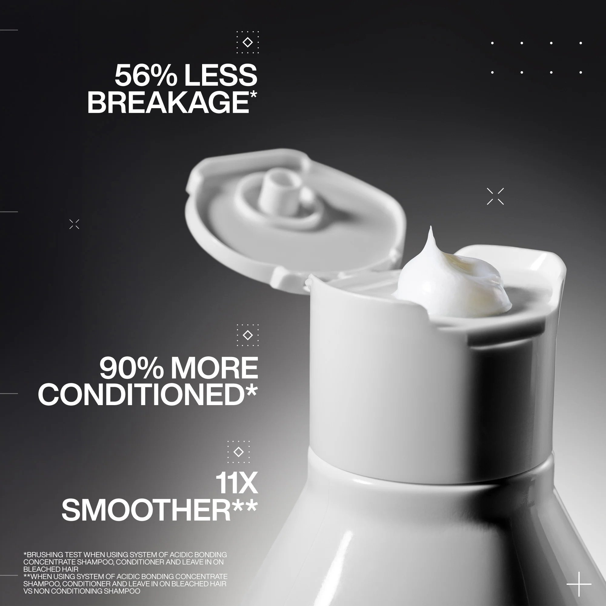Redken Acidic Bonding Concentrate Shampoo 300ml, Conditioner 300ml & Treatment 150ml Trio - Image 4