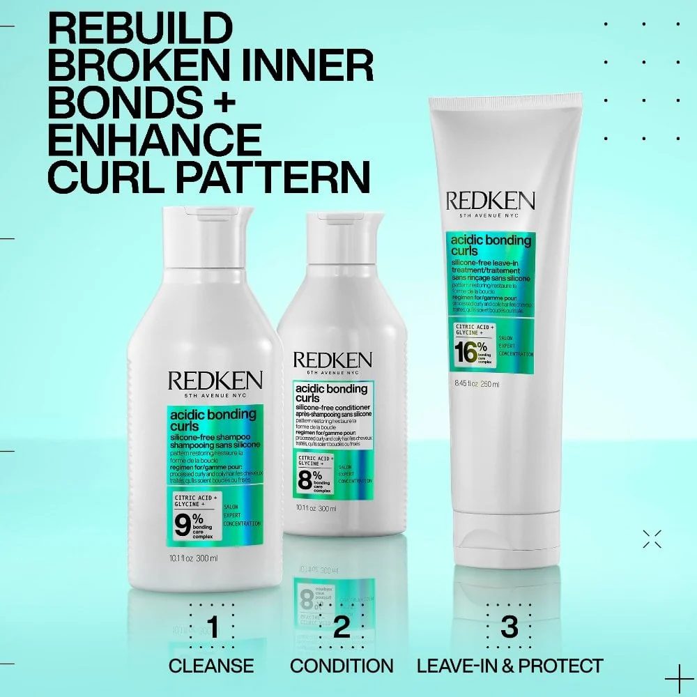 Redken Acidic Bonding Curls Silicone-Free Shampoo 300ml - Image 9