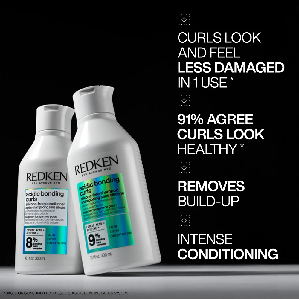 Redken Acidic Bonding Curls Silicone-Free Shampoo & Conditioner Twin 2 x 300ml - Image 2