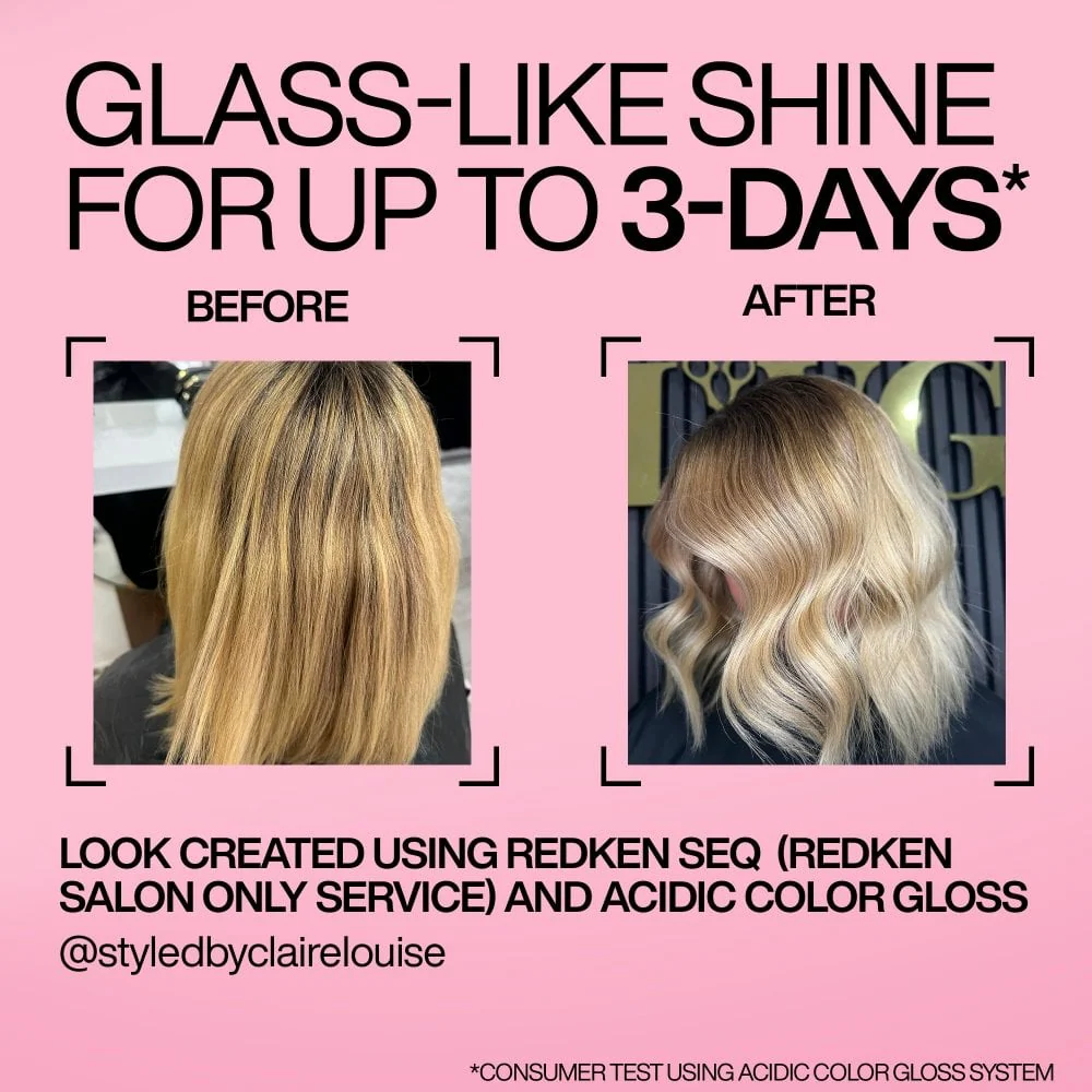 Redken Acidic Colour Gloss Shampoo 300ml, Colour Protection Conditioner 300ml & Leave-In Spray 190ml Trio - Image 8