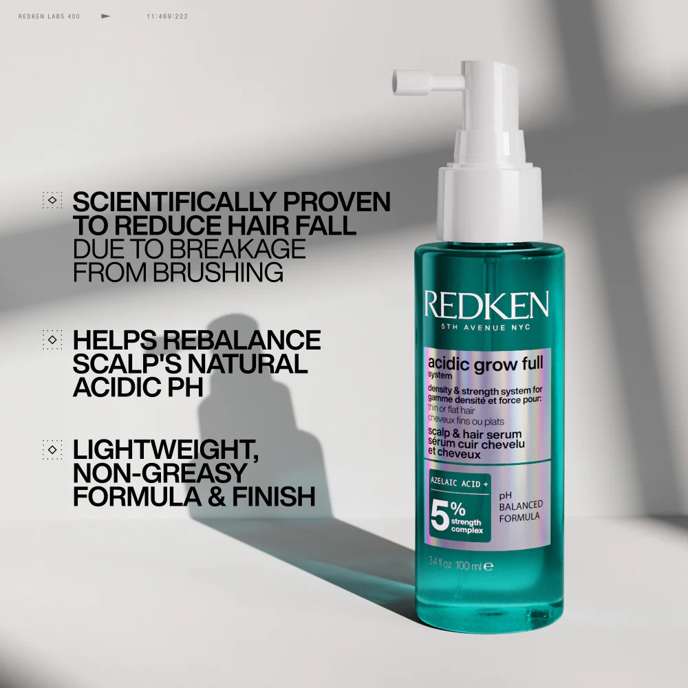 Redken Acidic Grow Full System Hair Serum 100ml & Instant Densifying Spray 190ml Twin - Image 2