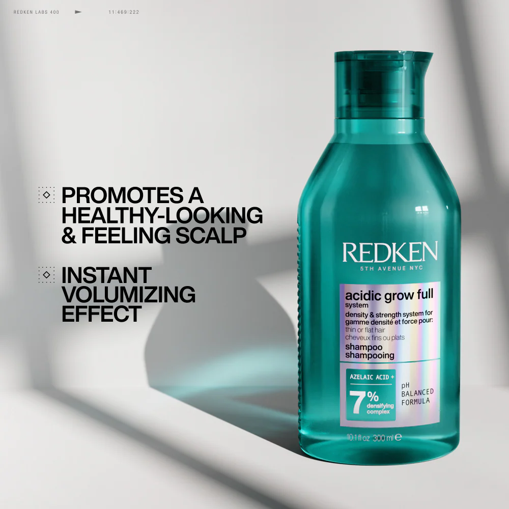 Redken Acidic Grow Full System Shampoo 300ml, Conditioner 300ml & Serum 100ml Trio - Image 2