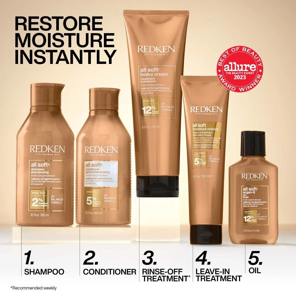 Redken All Soft Moisturising Conditioner 300ml - Image 6