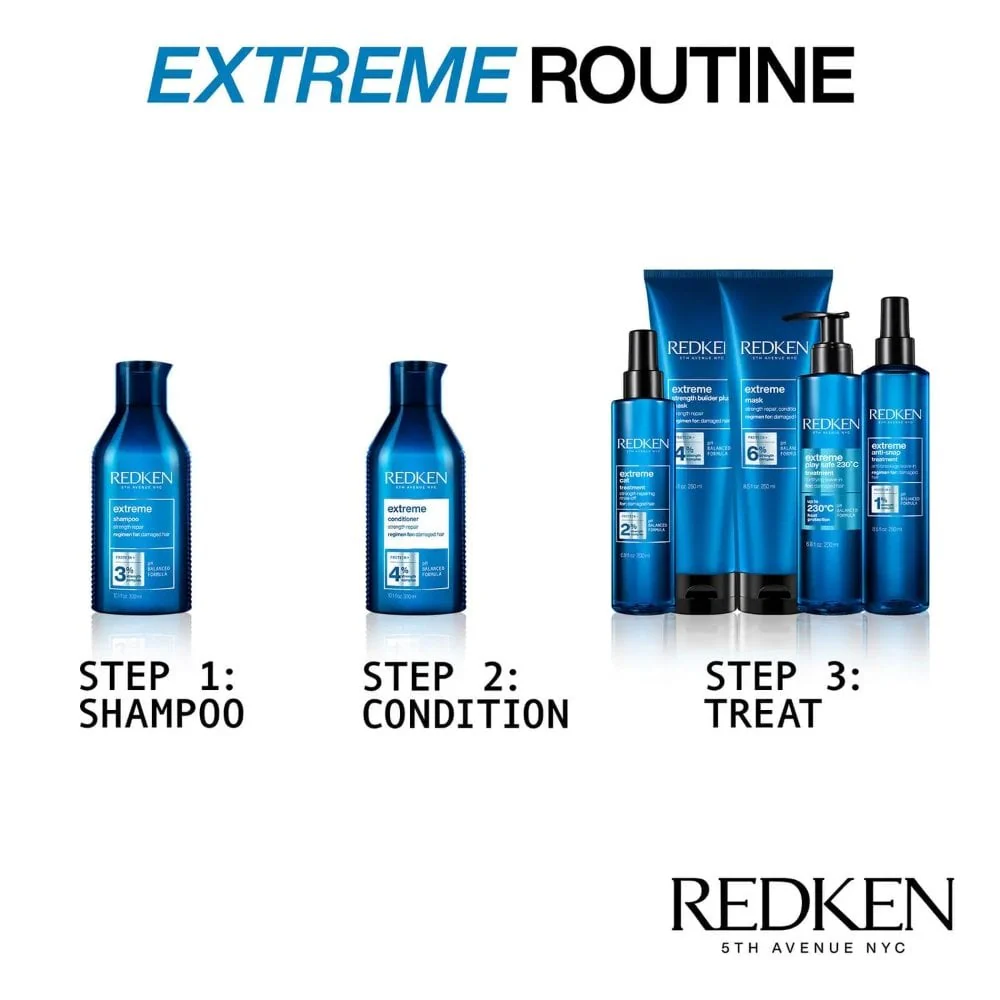 Redken Extreme CAT Anti-Damage Protein Reconstructing Rinse Out Treatment 200ml - Image 5
