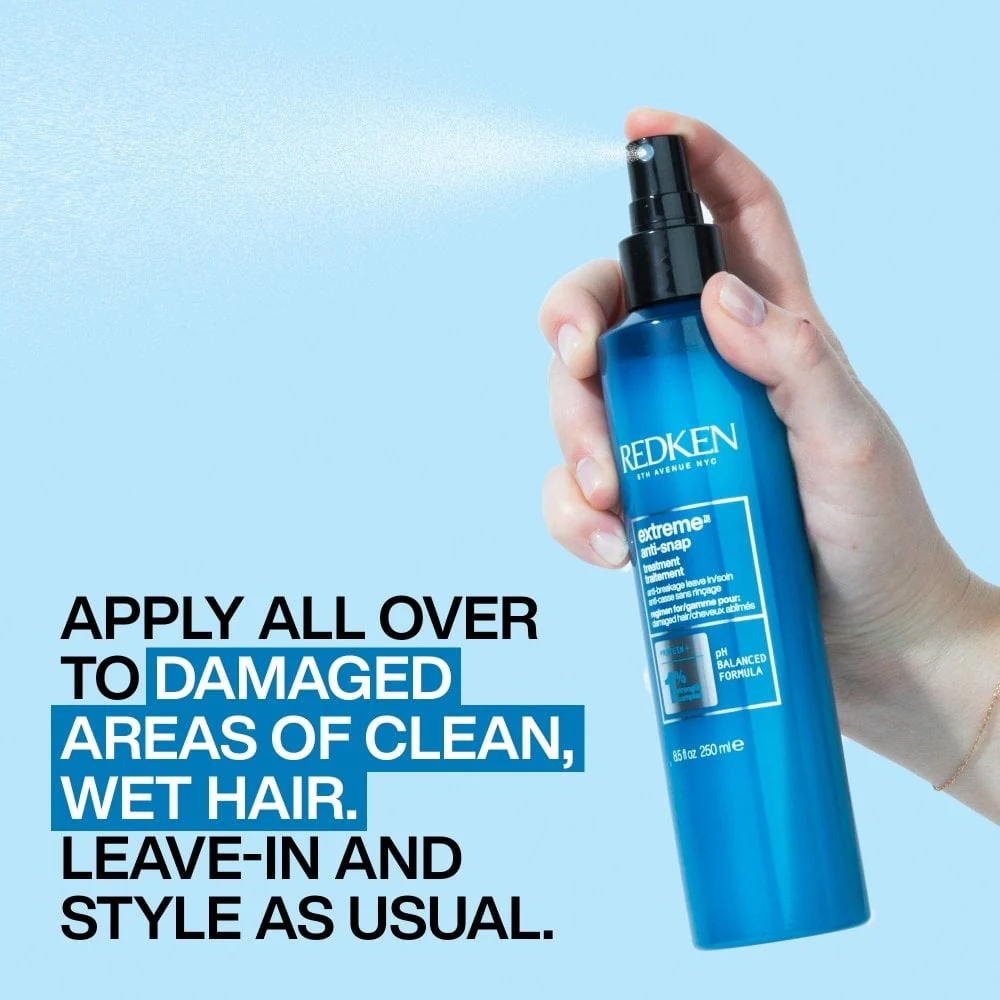 Redken Extreme Strength Repair Shampoo 300ml, Conditioner 300ml + Anti-Snap 250ml Bundle - Image 7