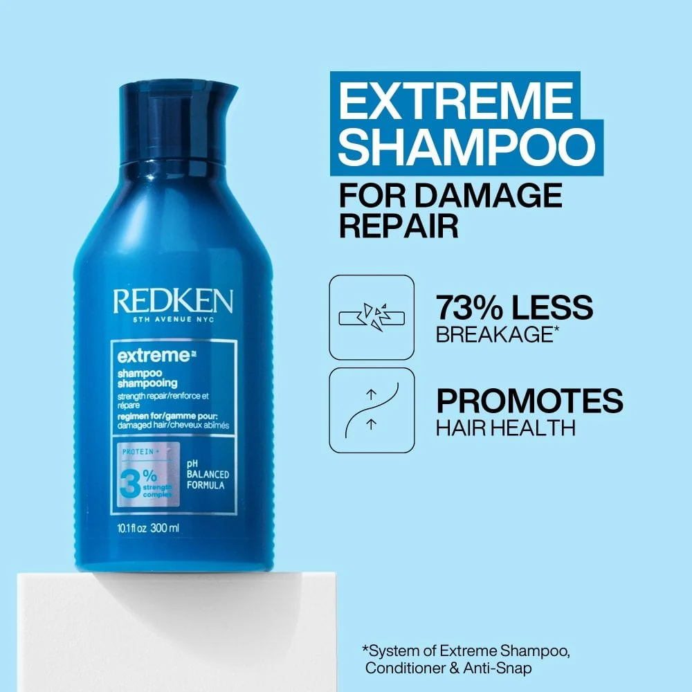 Redken Extreme Strength Repair Shampoo & Conditioner Twin 2 x 300ml - Image 2