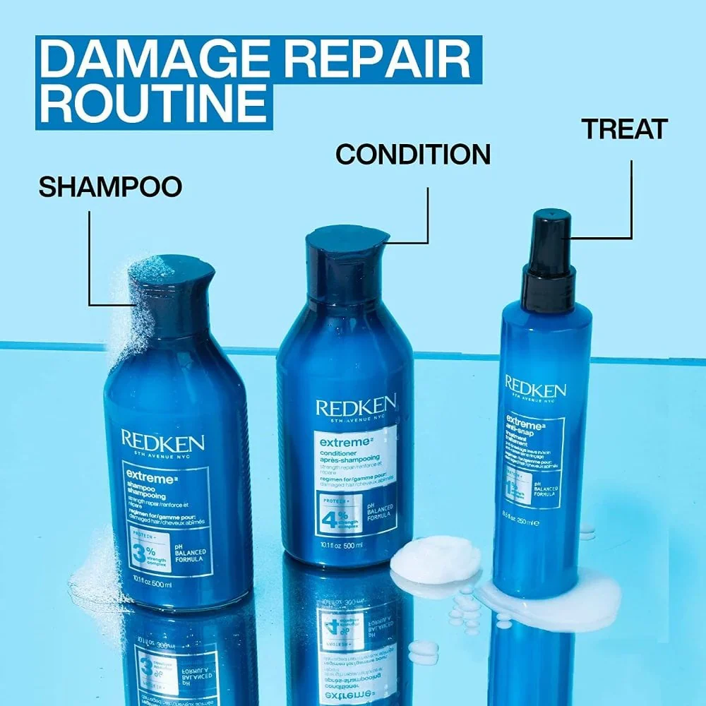 Redken Extreme Strength Repair Shampoo & Conditioner Twin 2 x 500ml - Image 5