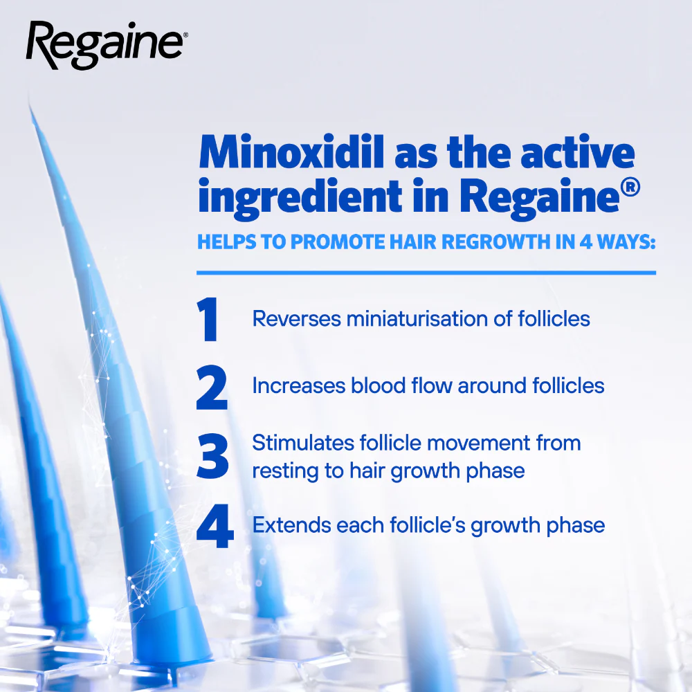 Regaine For Men 5% Extra Strength Regrowth Foam 1 Month Supply - Image 5