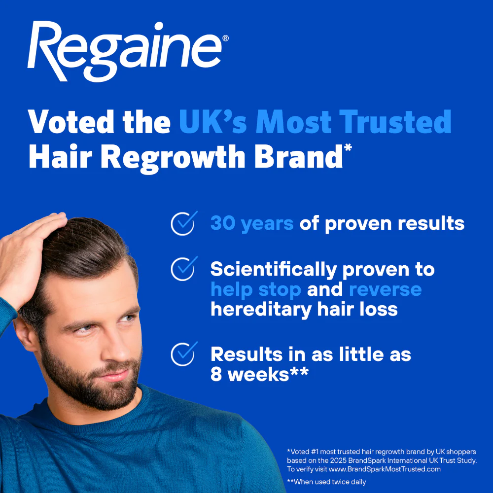 Regaine For Men 5% Extra Strength Regrowth Scalp Solution 3 Month Supply - Image 2