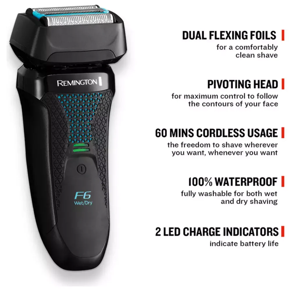 Remington F6 Style Series Wet & Dry Foil Electric Shaver F6000 - Image 2