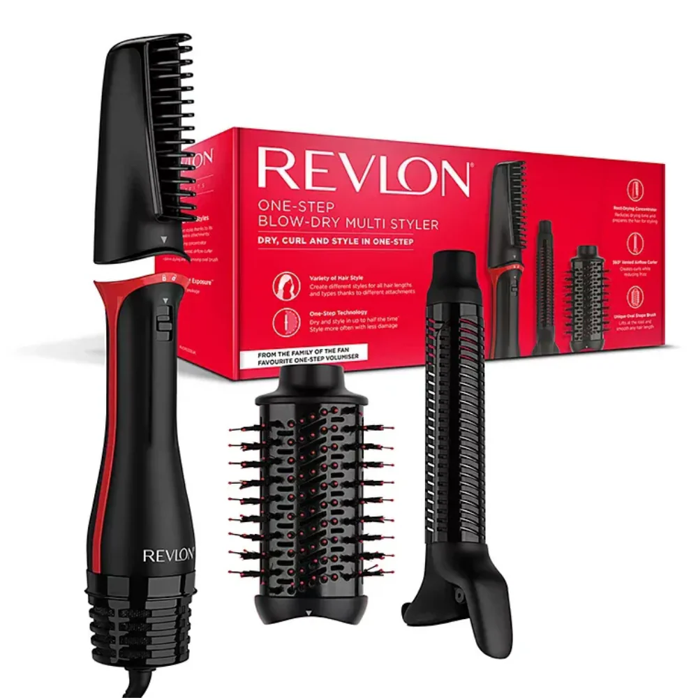 Revlon Pro Collection One-Step Blow-Dry Multi Styler Hair Tool Black - Image 2