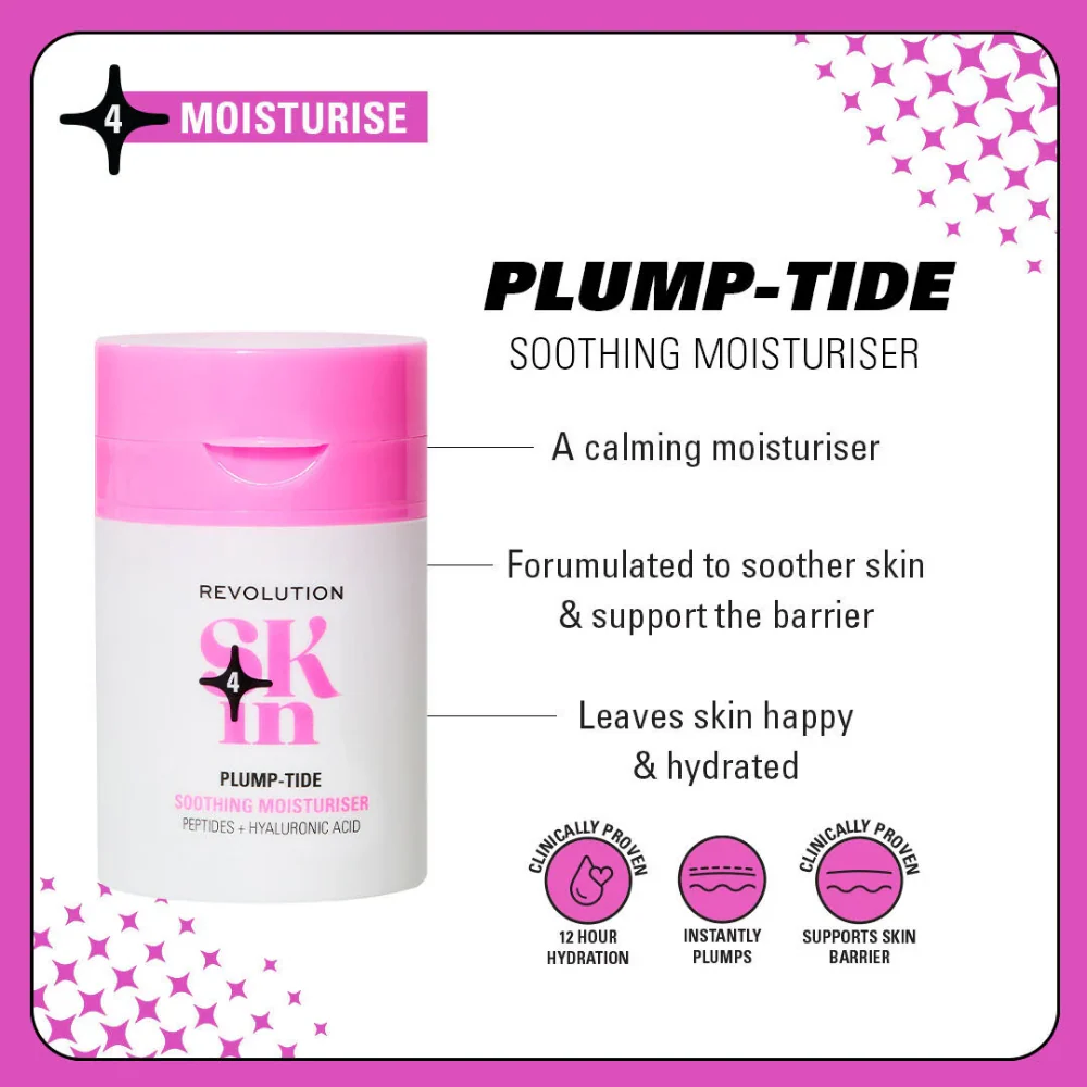 Revolution Skincare Plump-Tide Soothing Moisturiser 50ml - Image 3