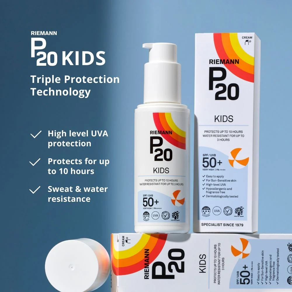 Riemann P20 Kids Sun Cream SPF50+ 100ml - Image 3