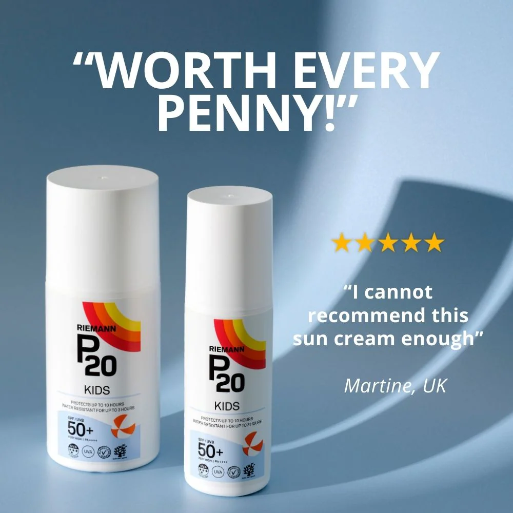 Riemann P20 Kids Sun Cream SPF50+ 100ml - Image 7