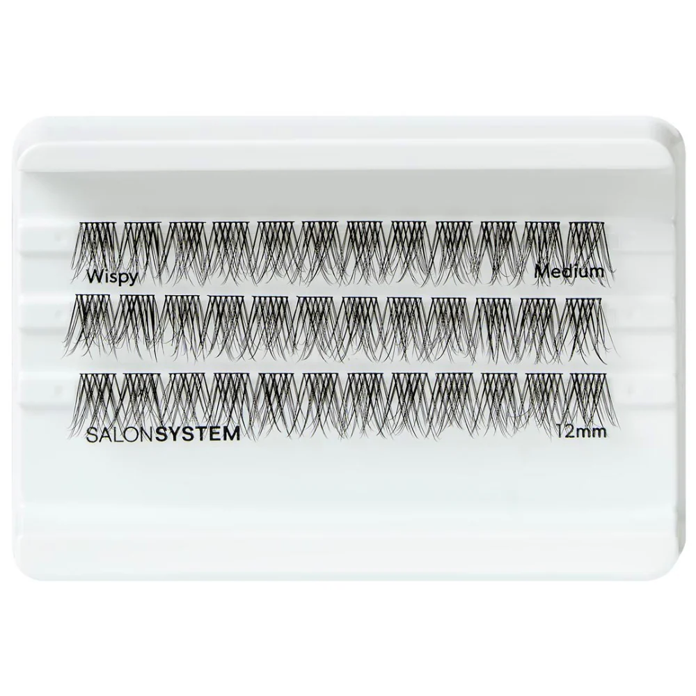 Salon System Individual Cluster Lashes Wispy Medium - Image 2