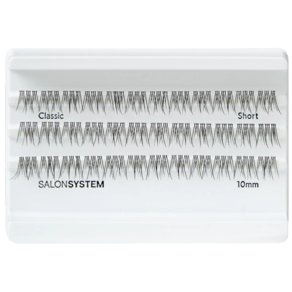 Salon System Individual Lashes Black Classic Short - Image 2