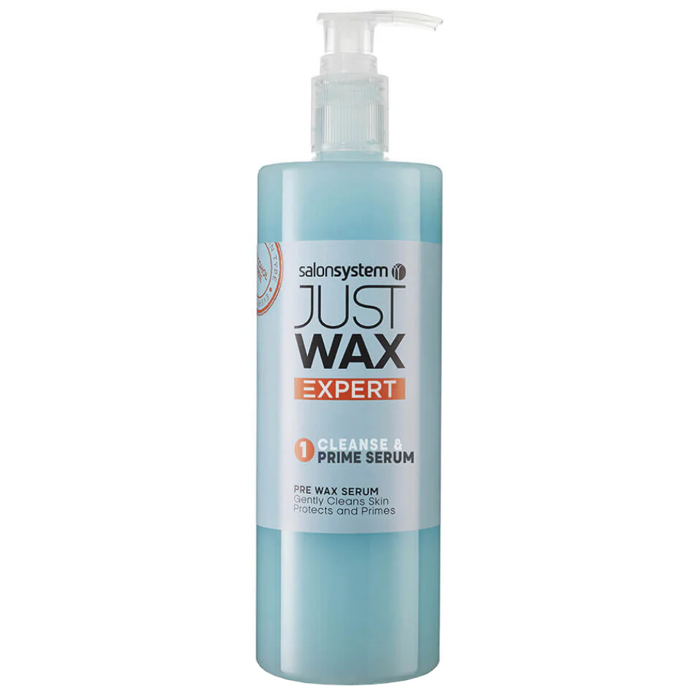 Salon System Just Wax Expert Cleanse & Prime Pre-Wax Serum 500ml