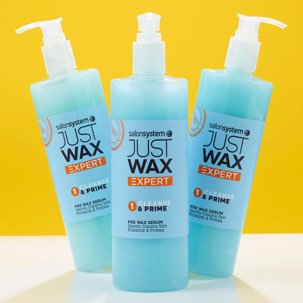 Salon System Just Wax Expert Cleanse & Prime Pre-Wax Serum 500ml - Image 2