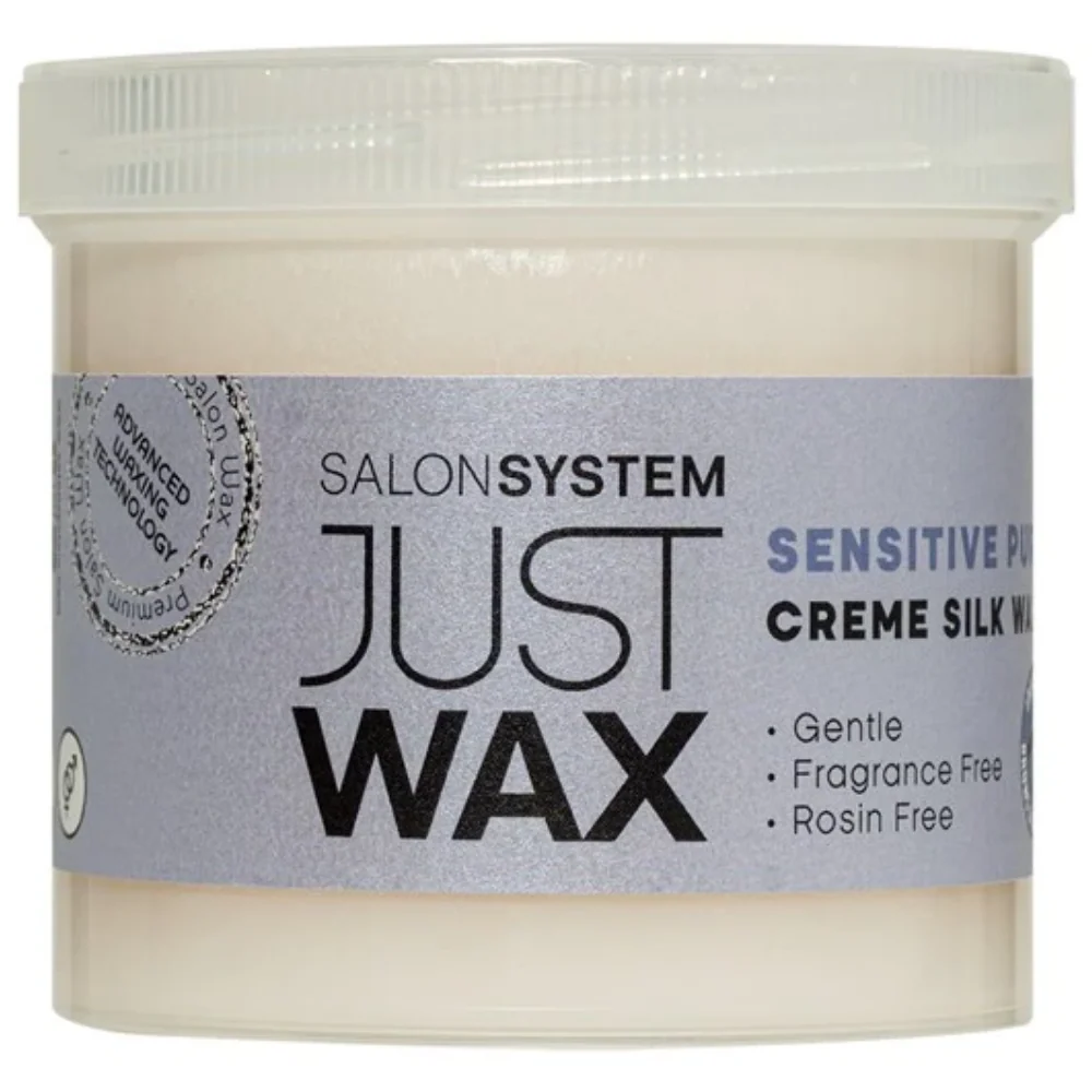 Salon System Just Wax Sensitive Pure Creme Silk Wax 425g