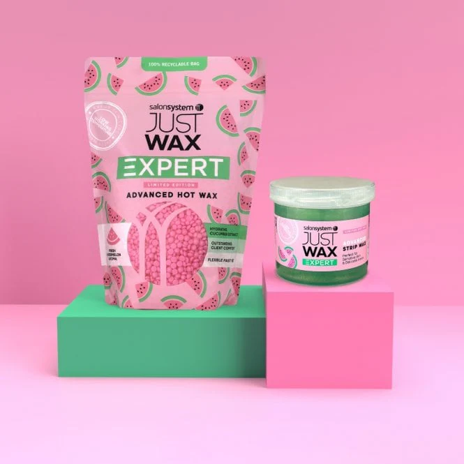 Salon System Limited Edition Just Wax Expert Watermelon Advanced Strip Wax 425g - Image 4