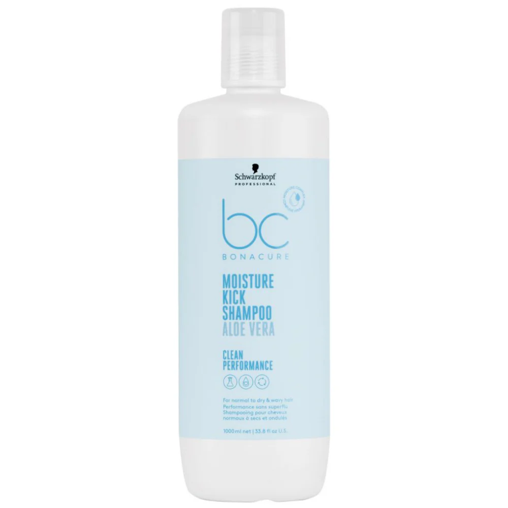 Schwarzkopf Professional BC Bonacure Clean Moisture Kick Aloe Vera Shampoo 1000ml