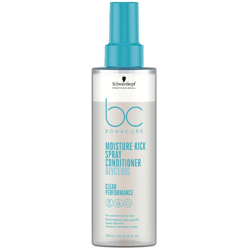 Schwarzkopf Professional BC Bonacure Clean Moisture Kick Spray Conditioner 200ml