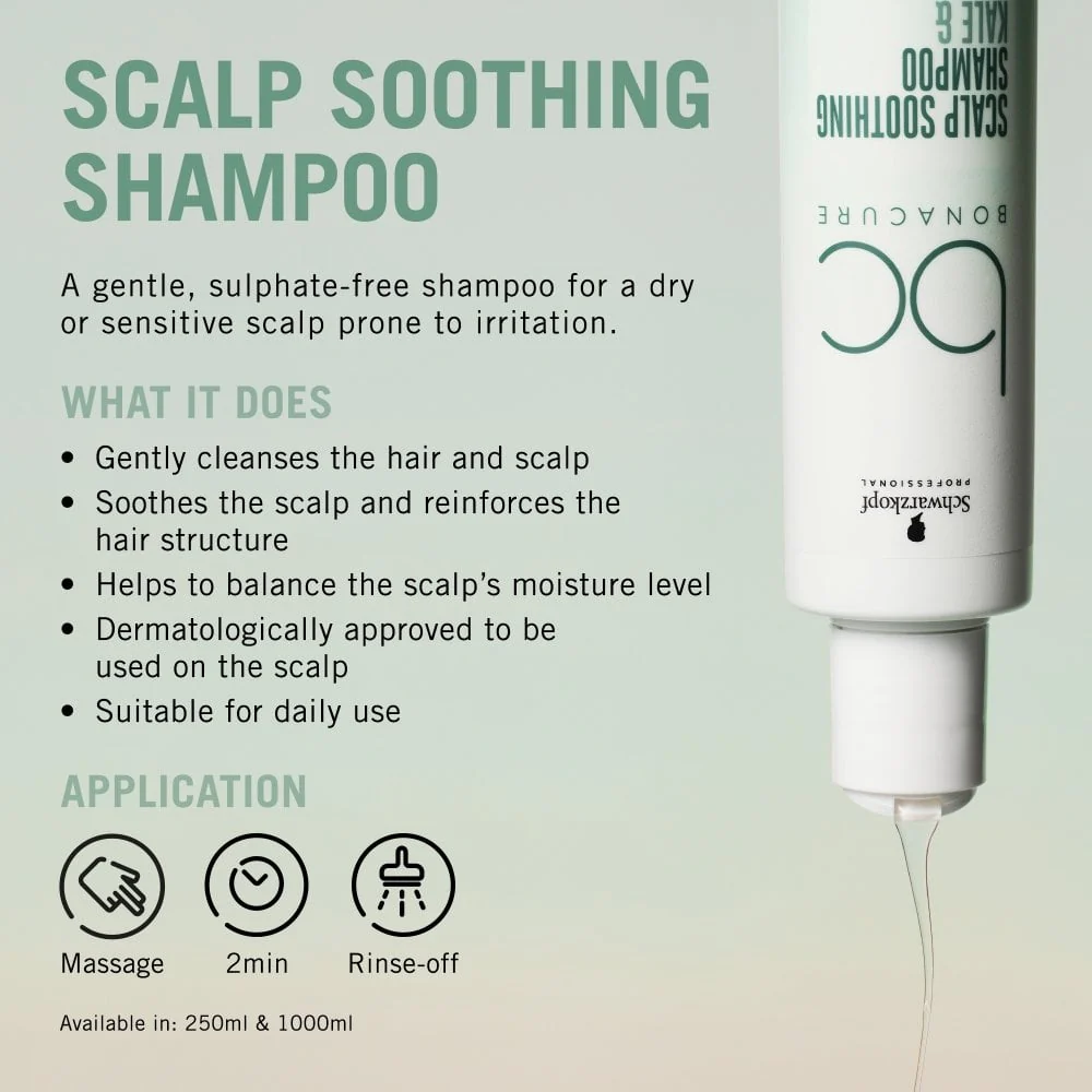 Schwarzkopf Professional BC Bonacure Scalp Genesis Soothing Shampoo 1000ml - Image 2