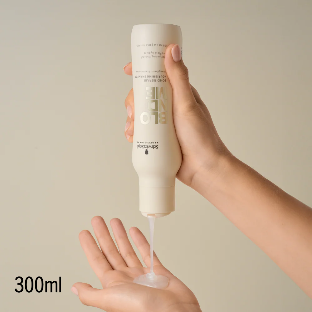 Schwarzkopf Professional BlondMe Bond Repair Nourishing Shampoo 1000ml - Image 7