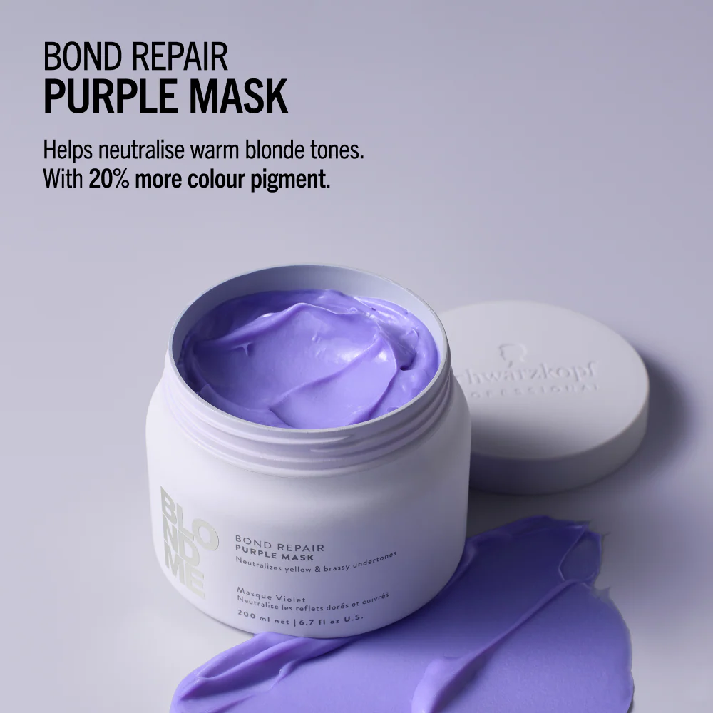 Schwarzkopf Professional BlondMe Cool Blondes Neutralising Mask 200ml - Image 2