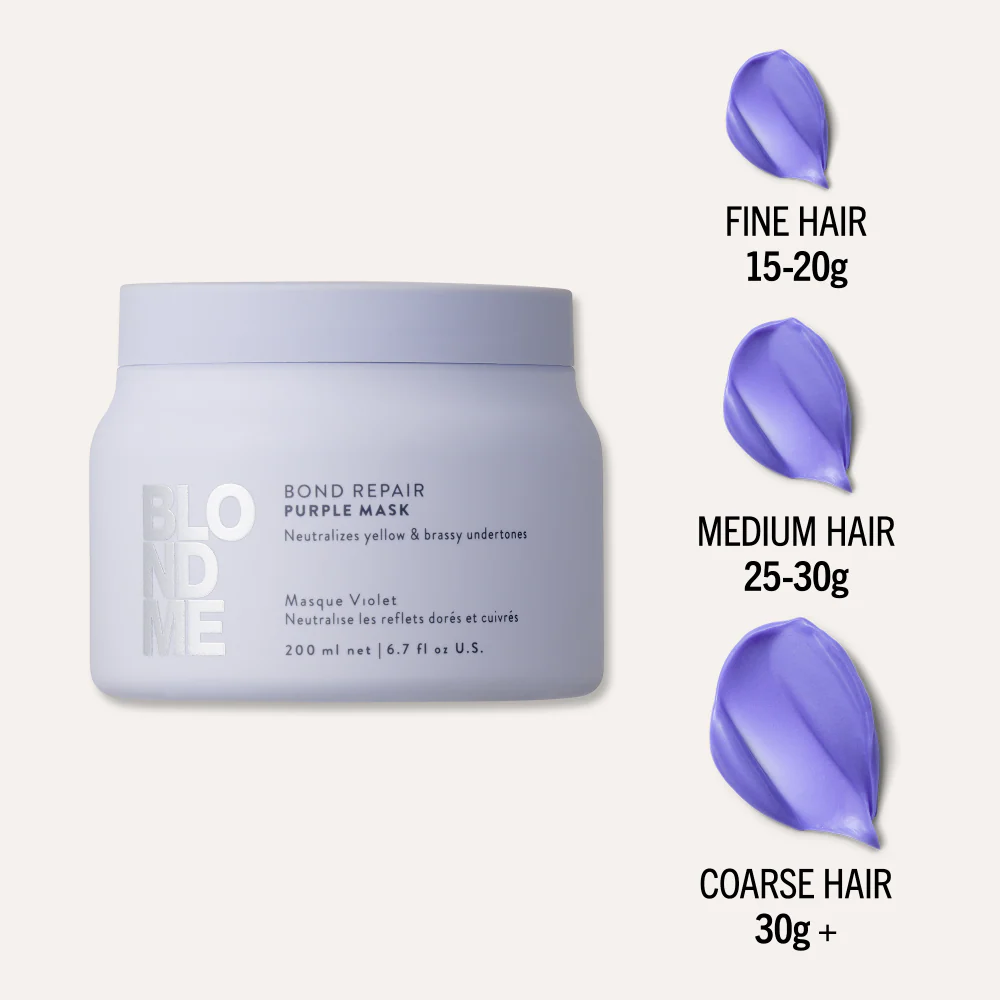 Schwarzkopf Professional BlondMe Cool Blondes Neutralising Mask 200ml - Image 3