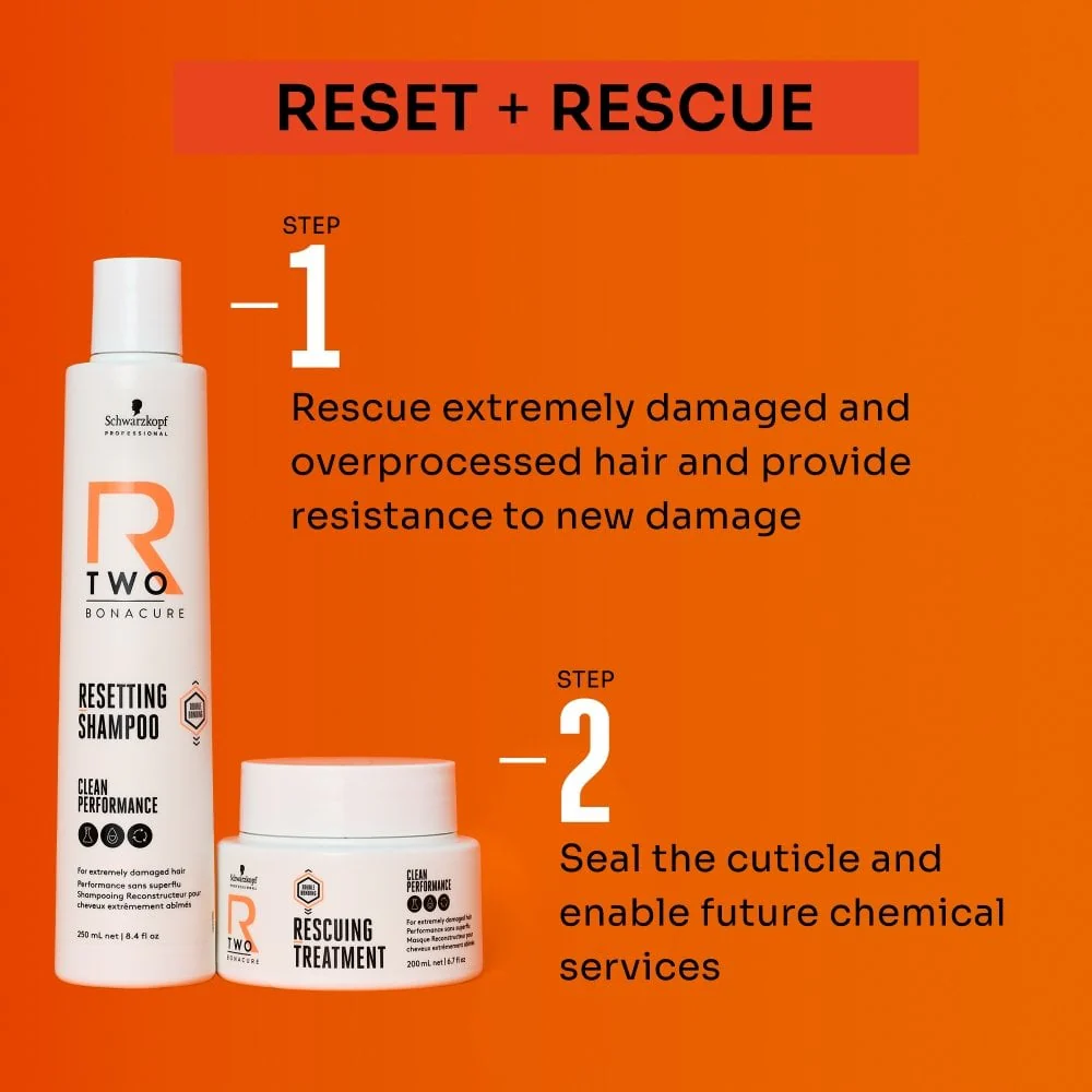 Schwarzkopf Professional R TWO Bonacure Clean Performance Rescuing Treatment 200ml - Image 7