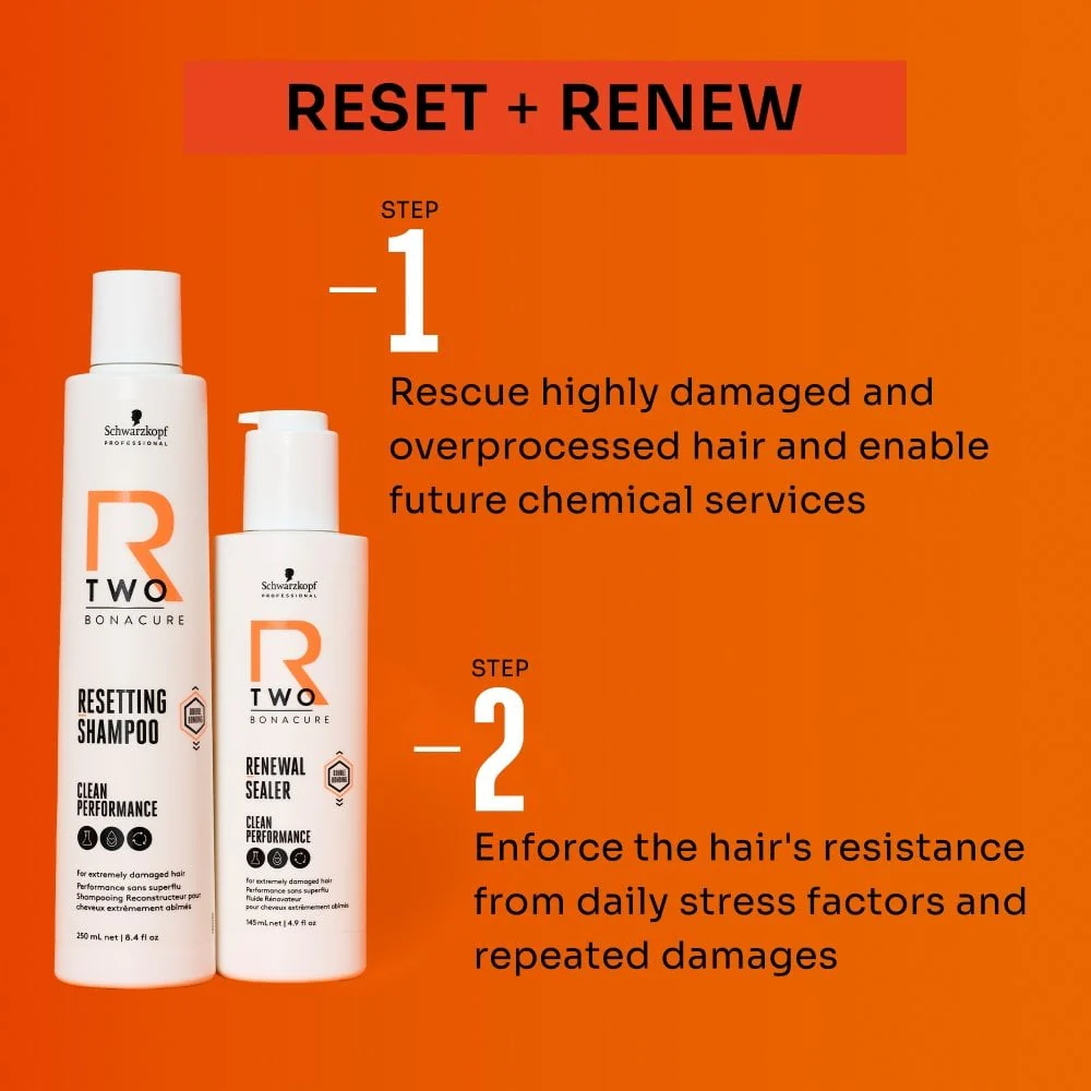 Schwarzkopf Professional R TWO Bonacure Clean Performance Resetting Shampoo 1000ml - Image 6