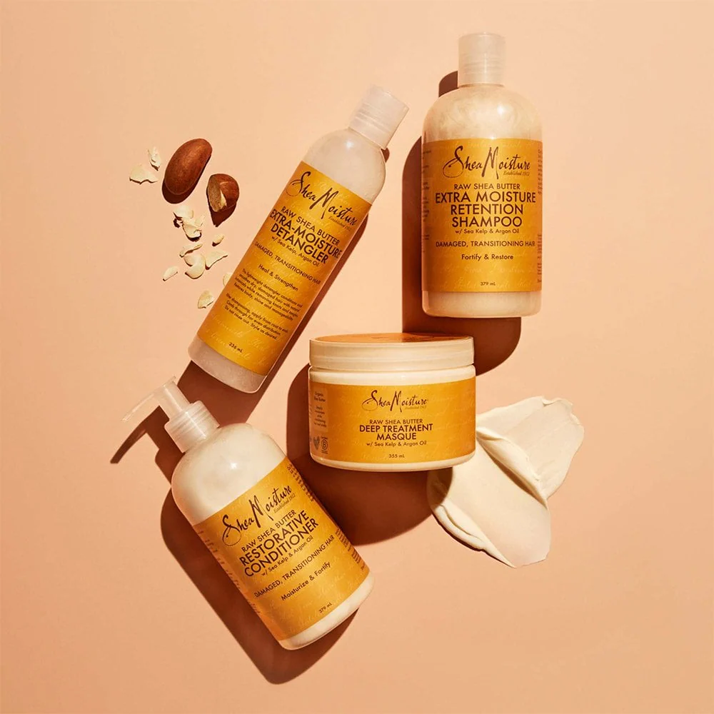 Shea Moisture Raw Shea Butter Extra-Moisture Detangler 237ml - Image 4