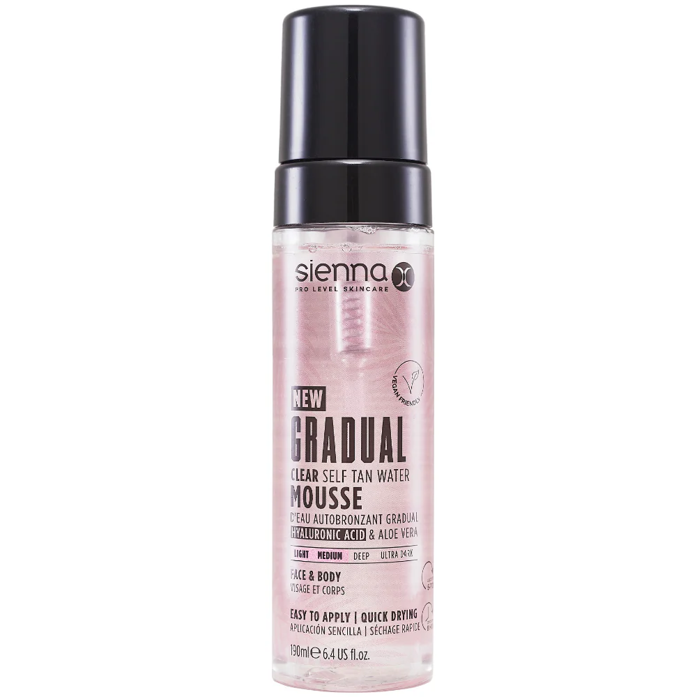 Sienna X Gradual Clear Self Tan Water Mousse 190ml