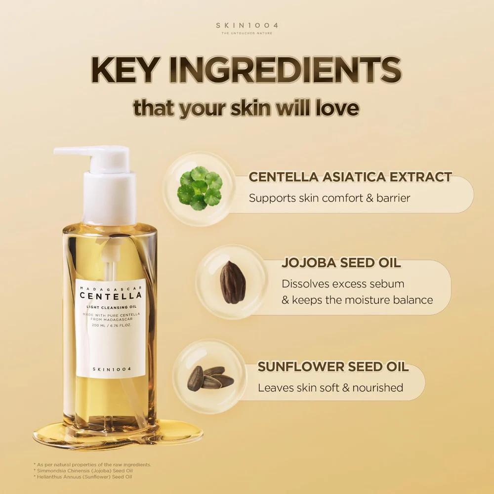 Skin1004 Madagascar Centella Light Cleansing Oil 200ml - Image 7