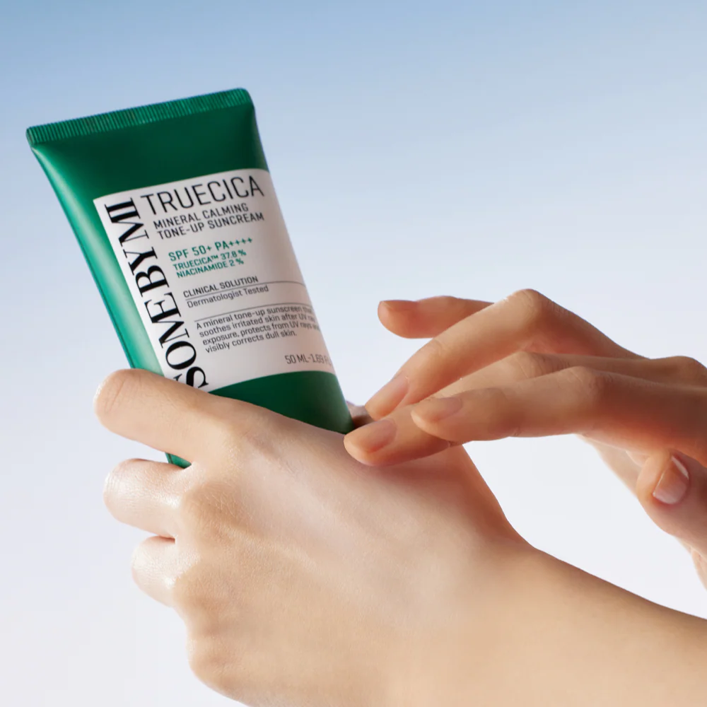 Some By Mi Truecica Mineral Calming Tone-Up Suncream PA++++ SPF50+ 50ml - Image 6
