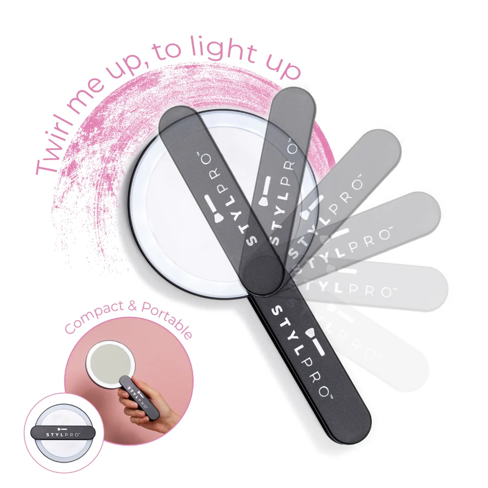 StylPro Twirl Me Up Compact LED Mirror - Image 3