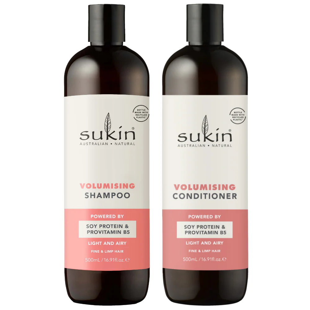 Sukin Volumising Shampoo & Conditioner Twin 2 x 500ml