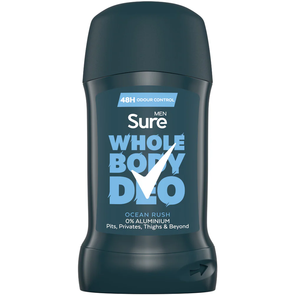 Sure Men Whole Body Deo 48h Ocean Rush Deodorant Stick 50ml