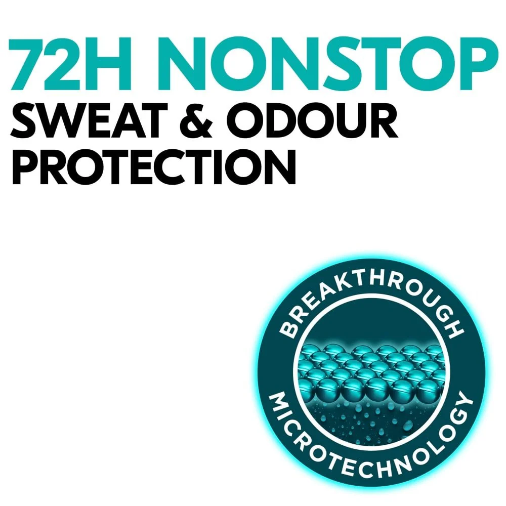 Sure Nonstop Protection 72h Invisible Aqua Anti-Perspirant Deodorant Roll-On 50ml - Image 4