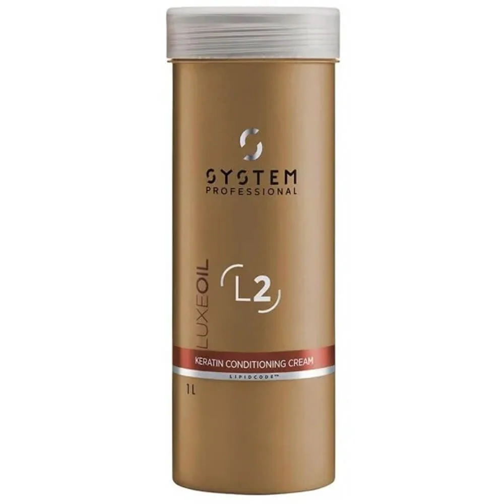 System Professional Luxe Oil Keratin Protect Shampoo & Conditioner Twin 2 x 1000ml - Image 3