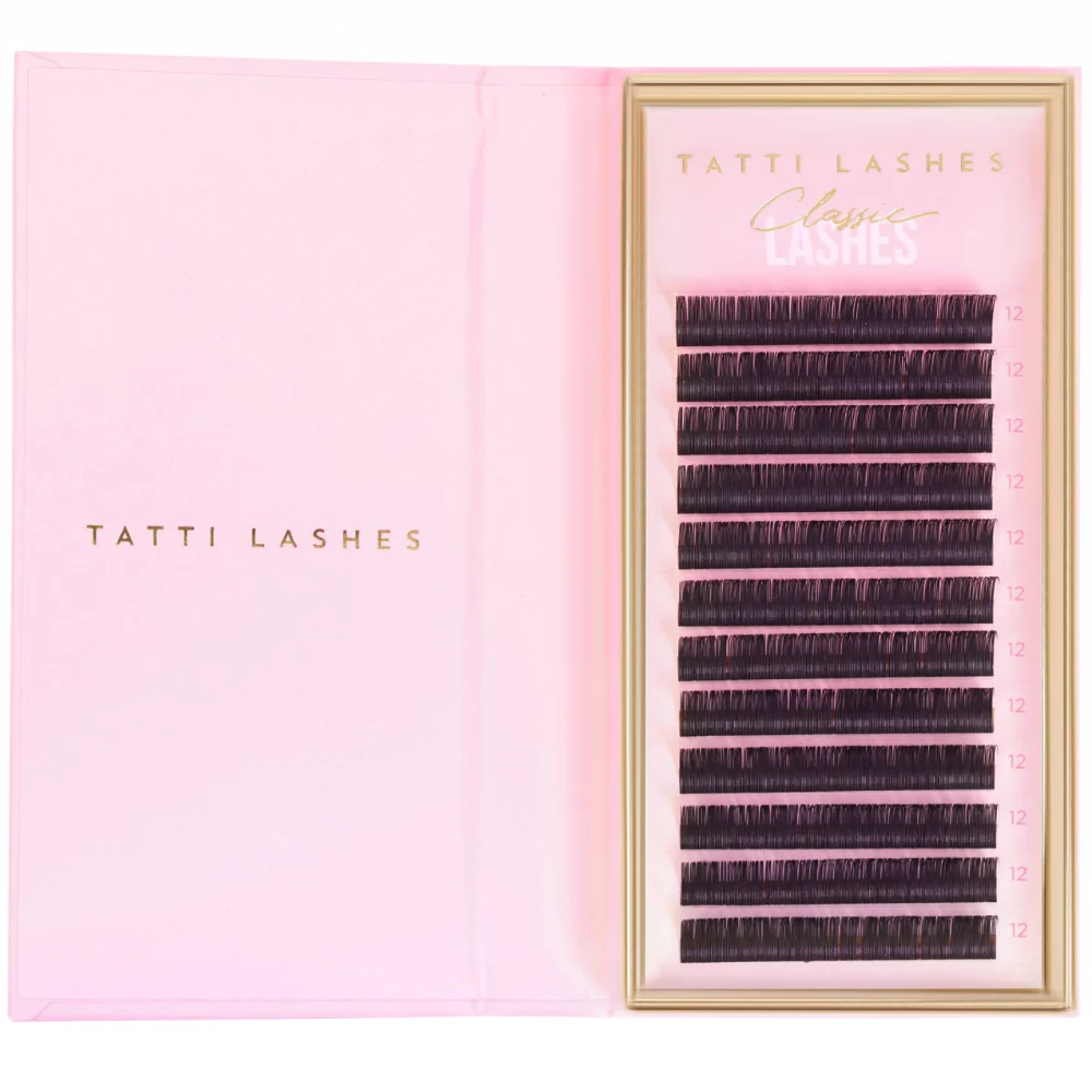 Tatti Lashes 10mm C Curl 0.20 Classic Individual Lashes Black - Image 2