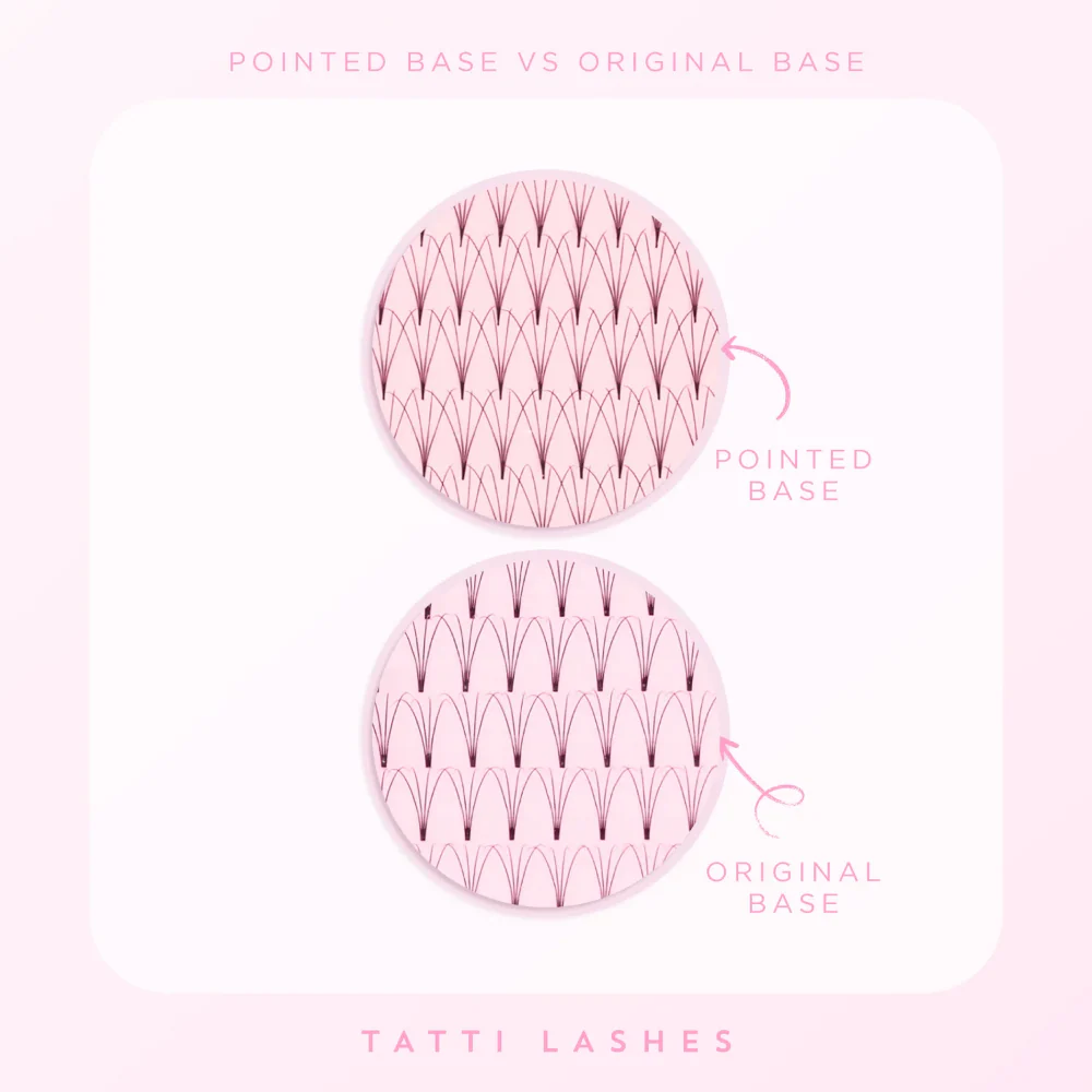 Tatti Lashes 10mm D Curl Pre-Fanned Russian Volume 4D Individual Lashes Black - Image 3