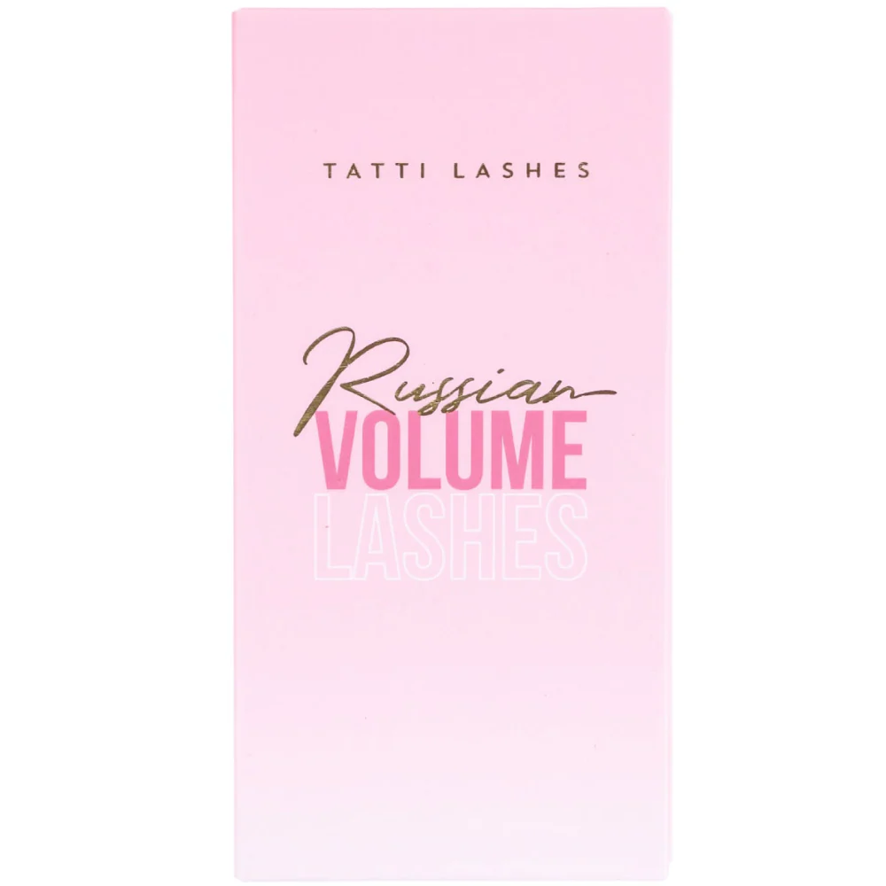 Tatti Lashes 9mm C Curl 0.05 Russian Volume Individual Lashes Black