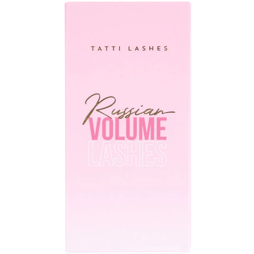 Tatti Lashes Mixed Length C Curl 0.03 Russian Volume Individual Lashes Black