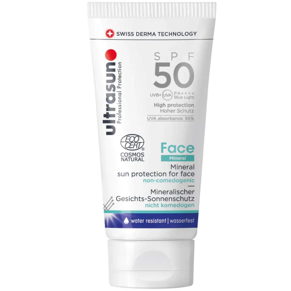 Ultrasun Mineral Face Sun Protection PA++++ SPF50 40ml